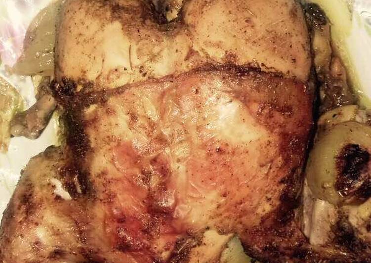 دجاج مشوي بعصير الليمون