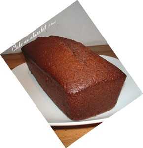 CAKE AU CHOCOLAT ET AUX POIRES