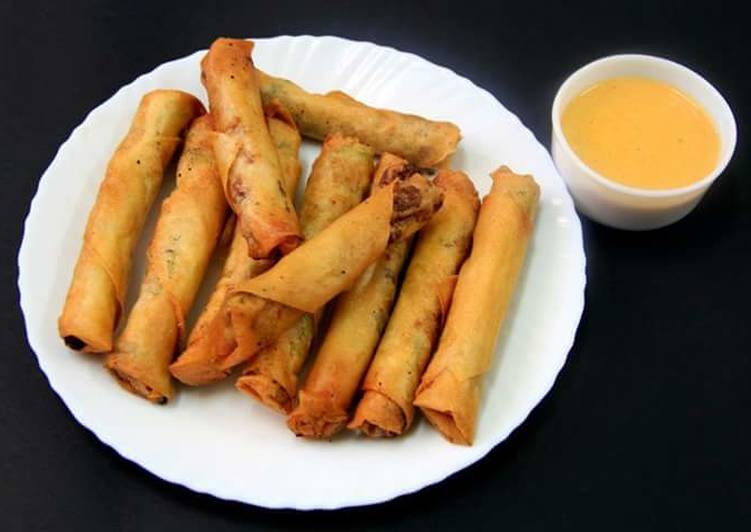 سبرينغ رول بالدجاج