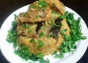 مقلوبه دجاج