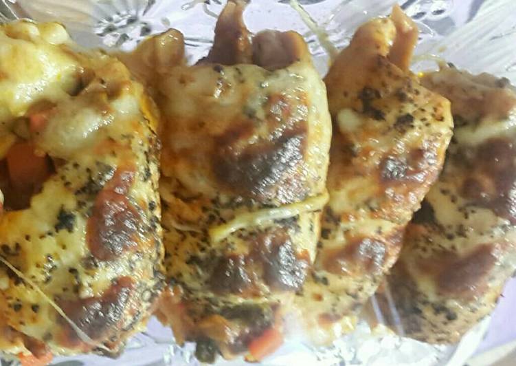 لفائف الدجاج بالخضار