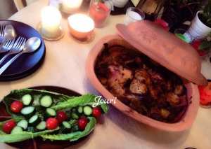 طاجن الدجاج ب الخضار 🥗مفيد للدايت لان من غير زيت