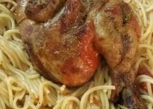 إسباغيتي بالدجاج 😴