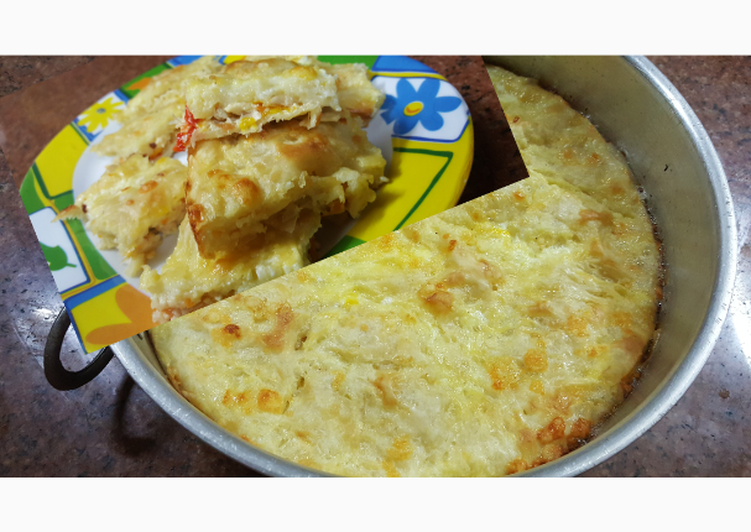 صينية جلاش بخلطة الفراخ و الجبن