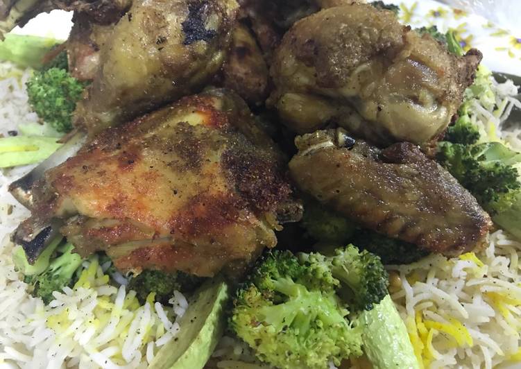 برياني دجاج بالخضار المشكلة