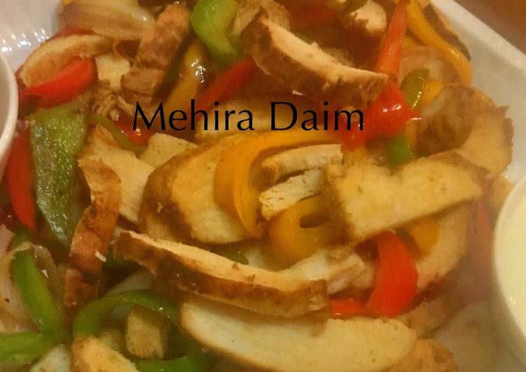 فاهيتا الدجاج بالفرن