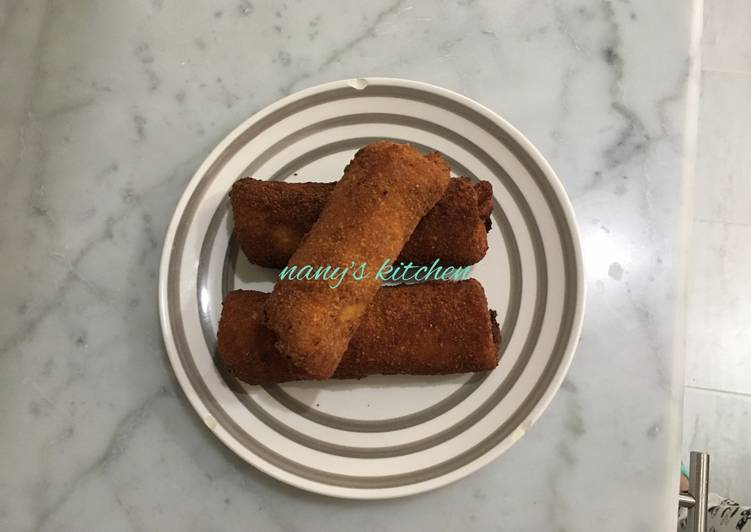 كريب بانيه بحشوة الدجاج