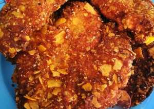 دجاج بانيه مقرمش