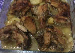 صينية دجاج بالبطاطا