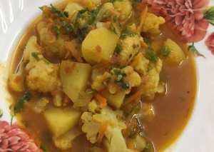 ادام خضار بالدجاج