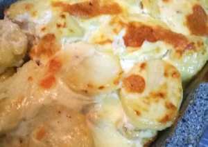 صينيه البطاطس بالدجاج