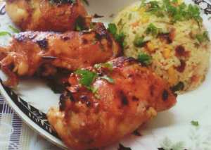 افخاد الدجاج المحشية