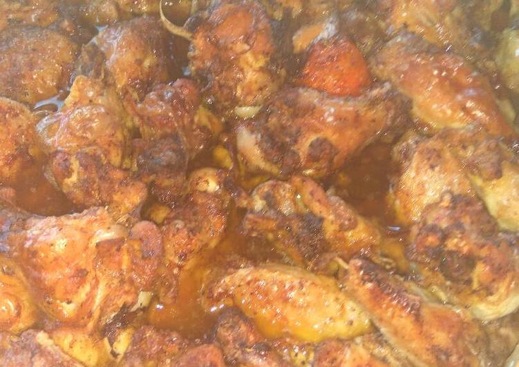 اجنحة دجاج محمرة