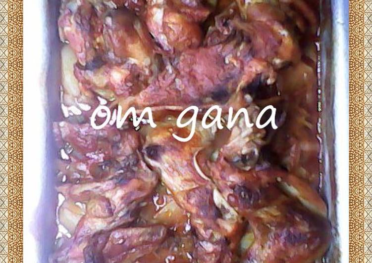 صنيية بطاطس بجوانح الفراخ