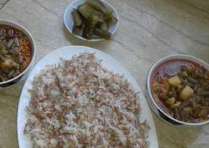 فاصولياء خضراء بالدجاج