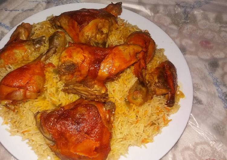 رز كبسة بالجاج 😥😍