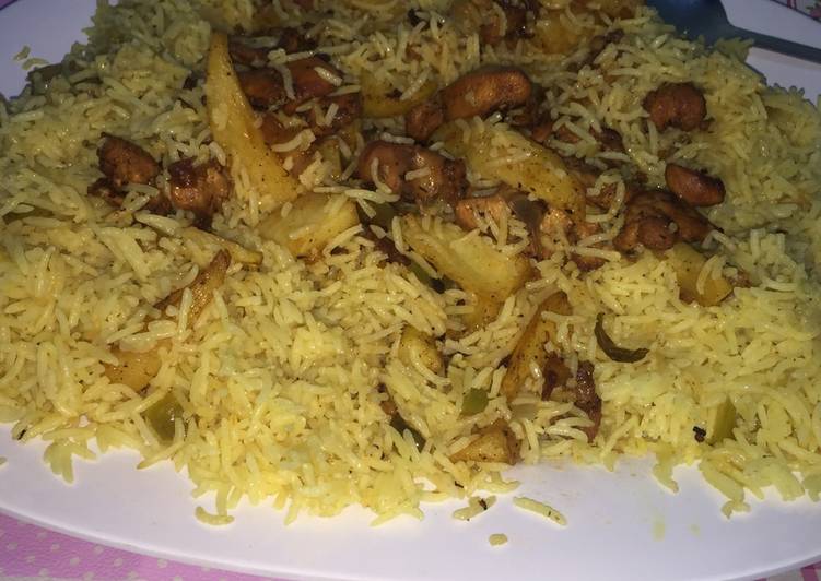 كبسة دجاج بطريقتي ❤️