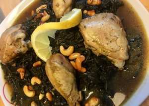 الملوخية بالدجاج الشامية