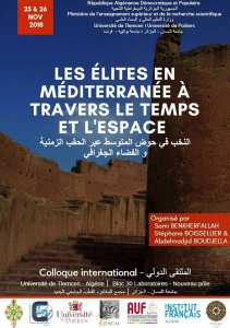 UNIVERSITÉ ABOU BEKR-BELKAÏD DE TLEMCEN  Colloque international sur les élites en Méditerranée
