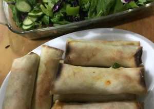 سبرنغ رول البيتزا و الدجاج