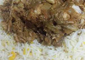 دجاج بالفاصوليا مع الرز