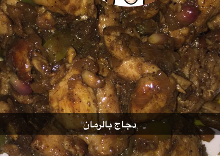 دجاج سبايسيي بالرمان