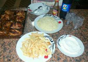 دجاج بالفرن