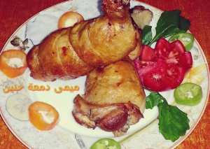 طريقة خلى اوراك الدجاج لعمل الحمام الكداب