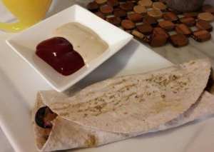 ساندوتش دجاج سريع (دايت)