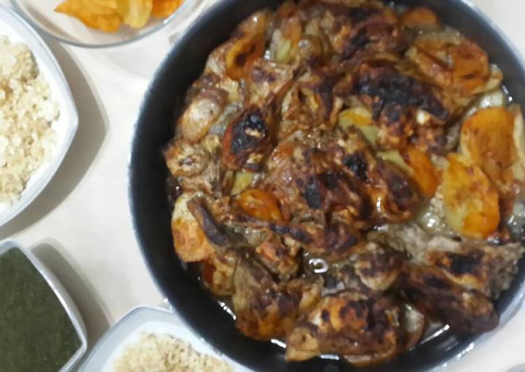 صنيه بطاطس بالفراخ