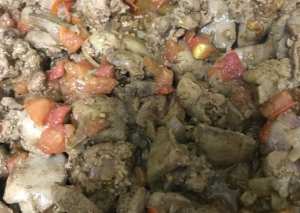 كبدة دجاج محمرة