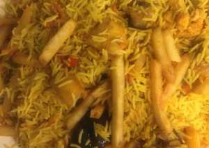 مقلوبه خضار بدون دجاج ولحم