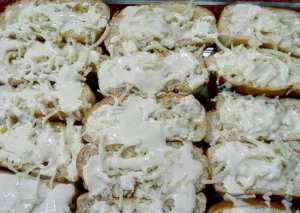 رغيف بحشوة الدجاج