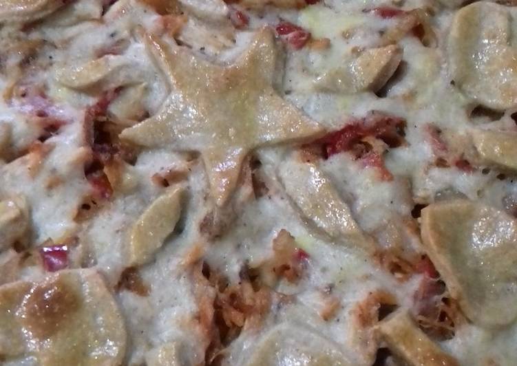 فطيرة الفراخ بالبشاميل