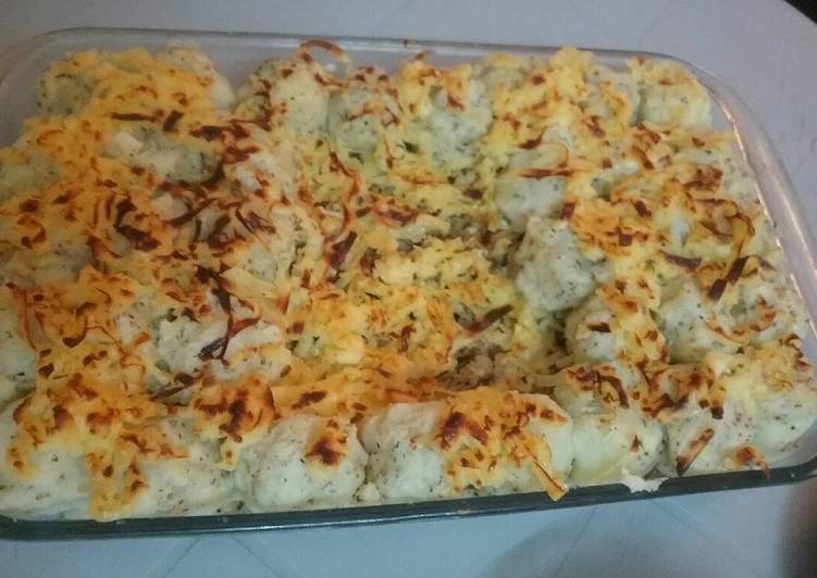 كرات البطاطا مع الدجاج