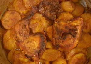 صينية بطاطس بالدجاج واللحم 🍖🍗