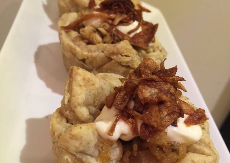 اكواب البف بالدجاج 👍🏻