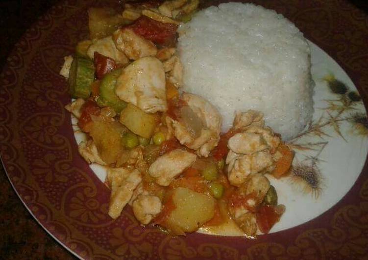 فراخ بالخضروات دايت🍖🍗🍗🍅🍅