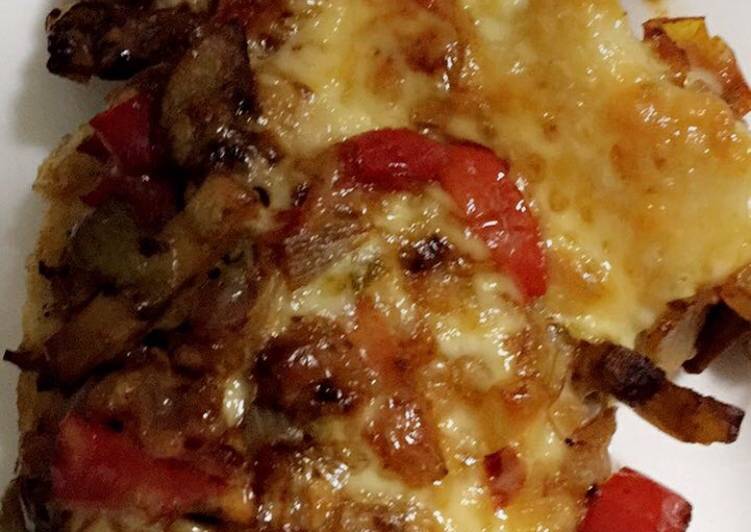 صدور الدجاج بالخضار و الجبن