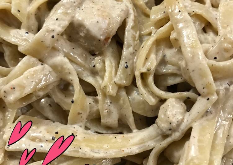 فوتشيني بالدجاج 😍