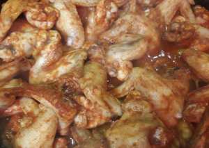 أجنحة الدجاج بالفرن