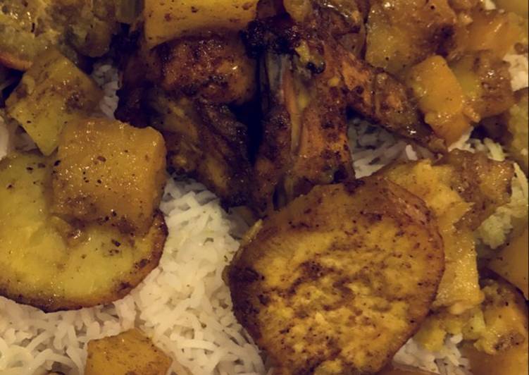 صينية الدجاج بالخضار