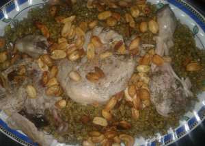 فريكة بالدجاج