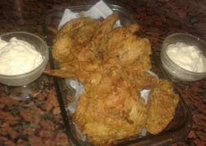 دجاج بروستد عطريقة المطاعم