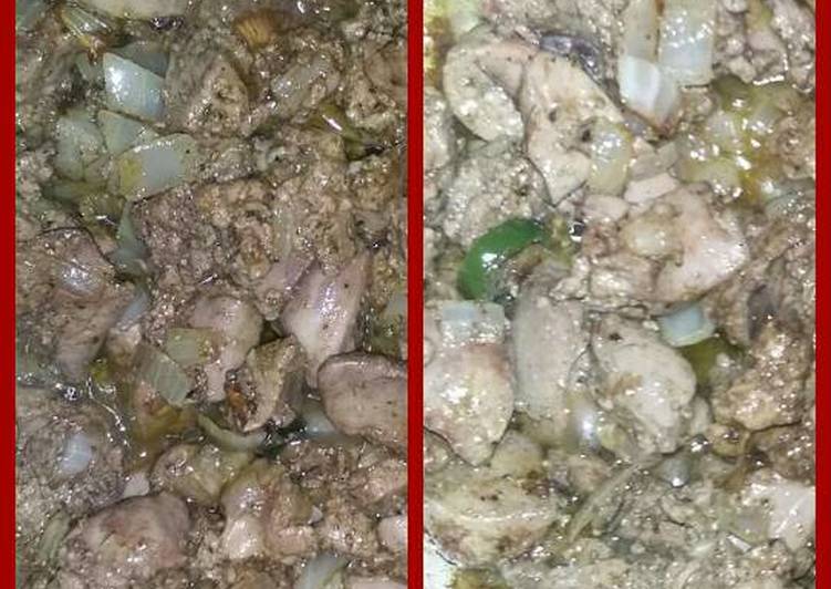 كبدة دجاج بلمستي الخاصة