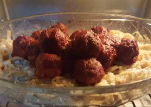 مكرونة بكرات الدجاج