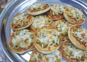 ميني بيتزا بالدجاج🍕🍗