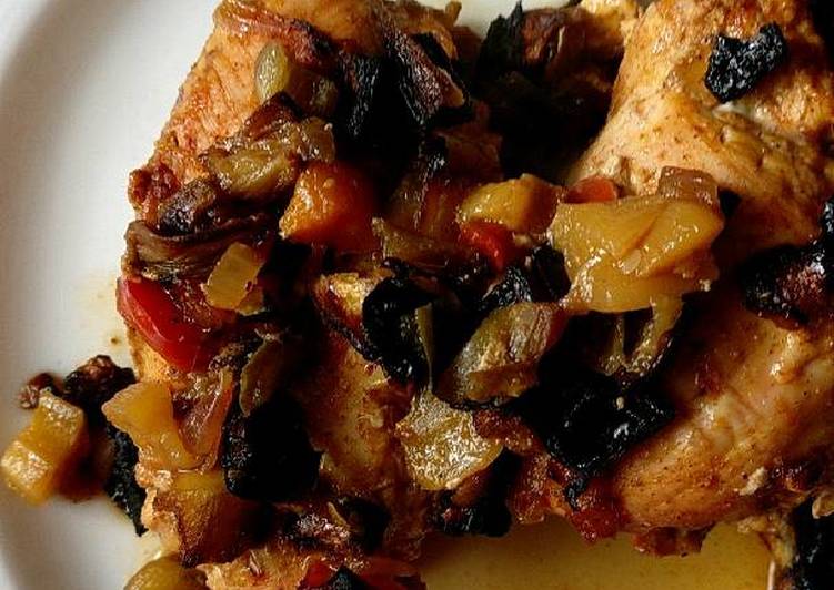 صدور دجاج محشيه بالخضار للدايت