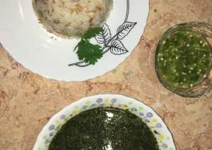 ملوخية بصدور الدجاج