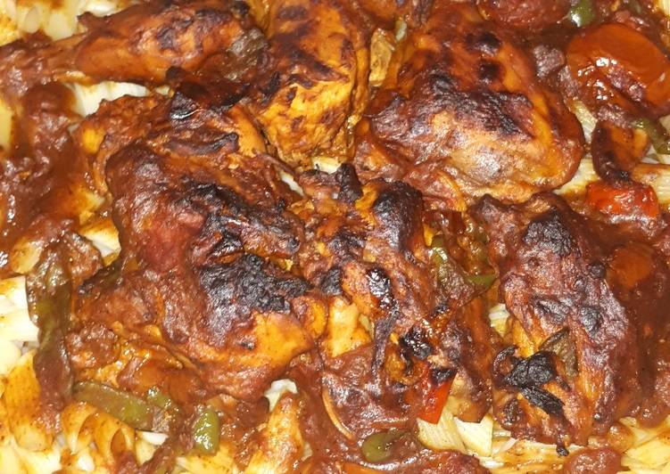 معكرونة مع الفراخ